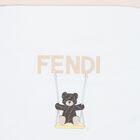 White & Beige Teddy Bear Logo Baby Nest, 2, hi-res