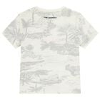 Girls Ivory Logo T-Shirt, 1, hi-res