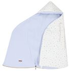 Ivory & Blue Hooded Reversible Nest, 2, hi-res