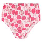 طقم فستان بنات باللون الابيض والوردى, 1, hi-res