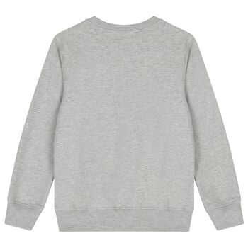 Grey Teddy Bear Logo Sweatshirt