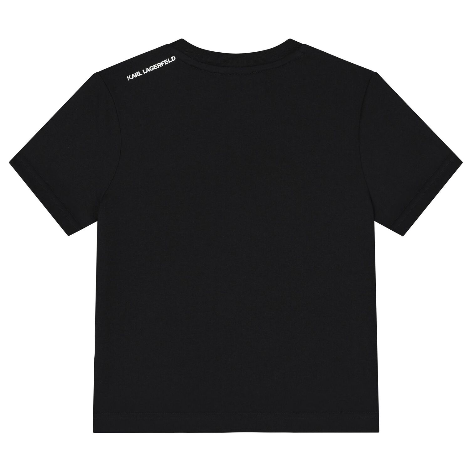 Boys Black Logo T-Shirt, 1, hi-res