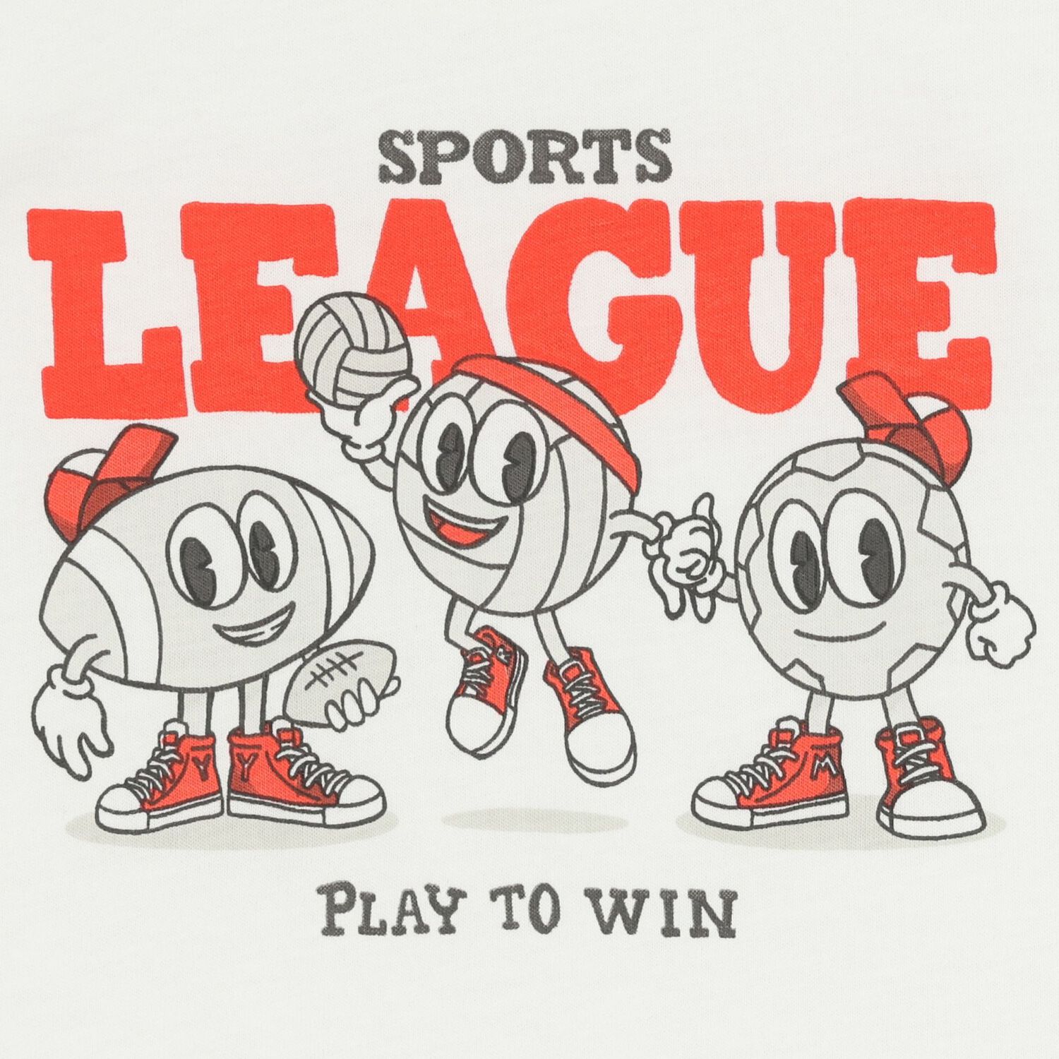 Younger Boys White, Red & Beige Shorts Set, 1, hi-res