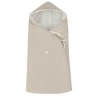 مدس مزين النجوم باللون البيج والأبيض , 3, hi-res