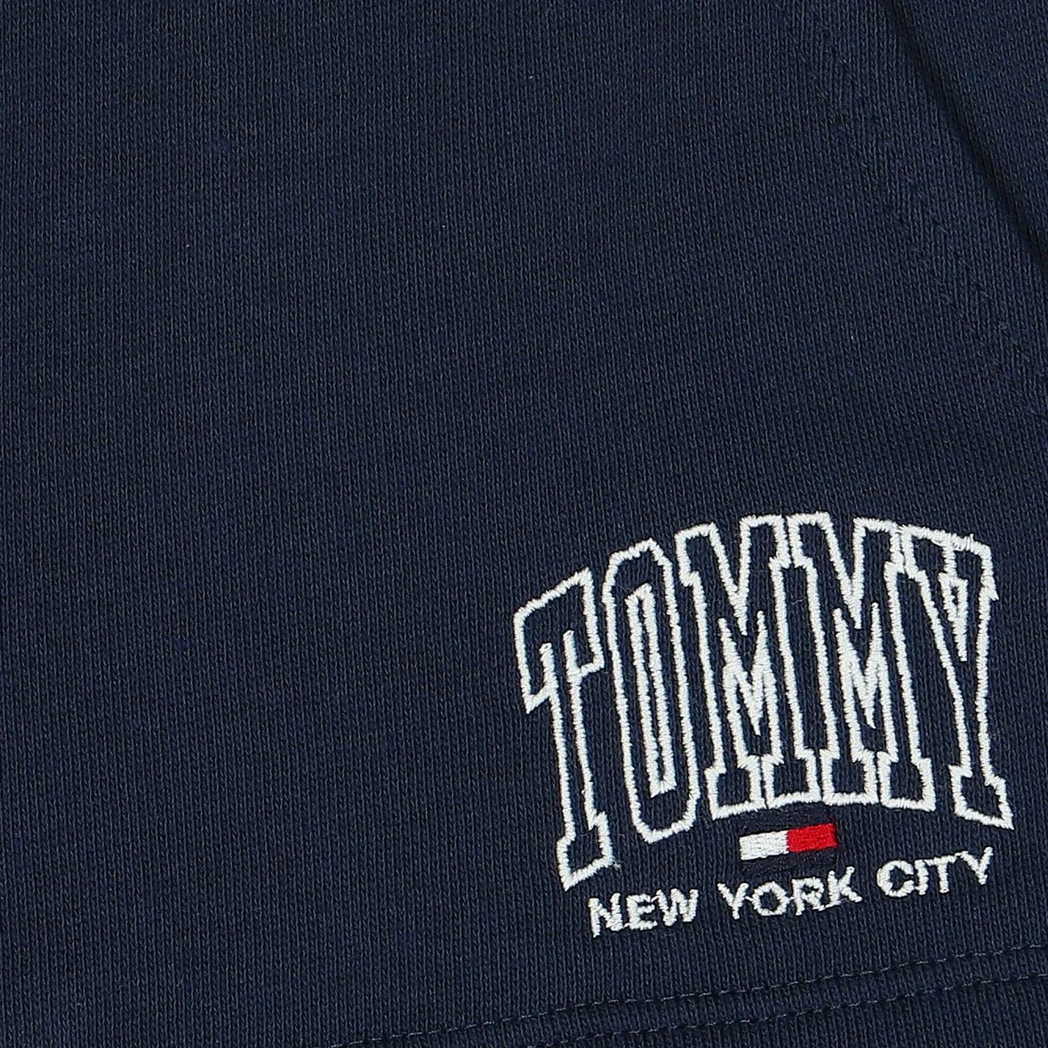 شورت بالشعار باللون الكحلي للبنات, 1, hi-res