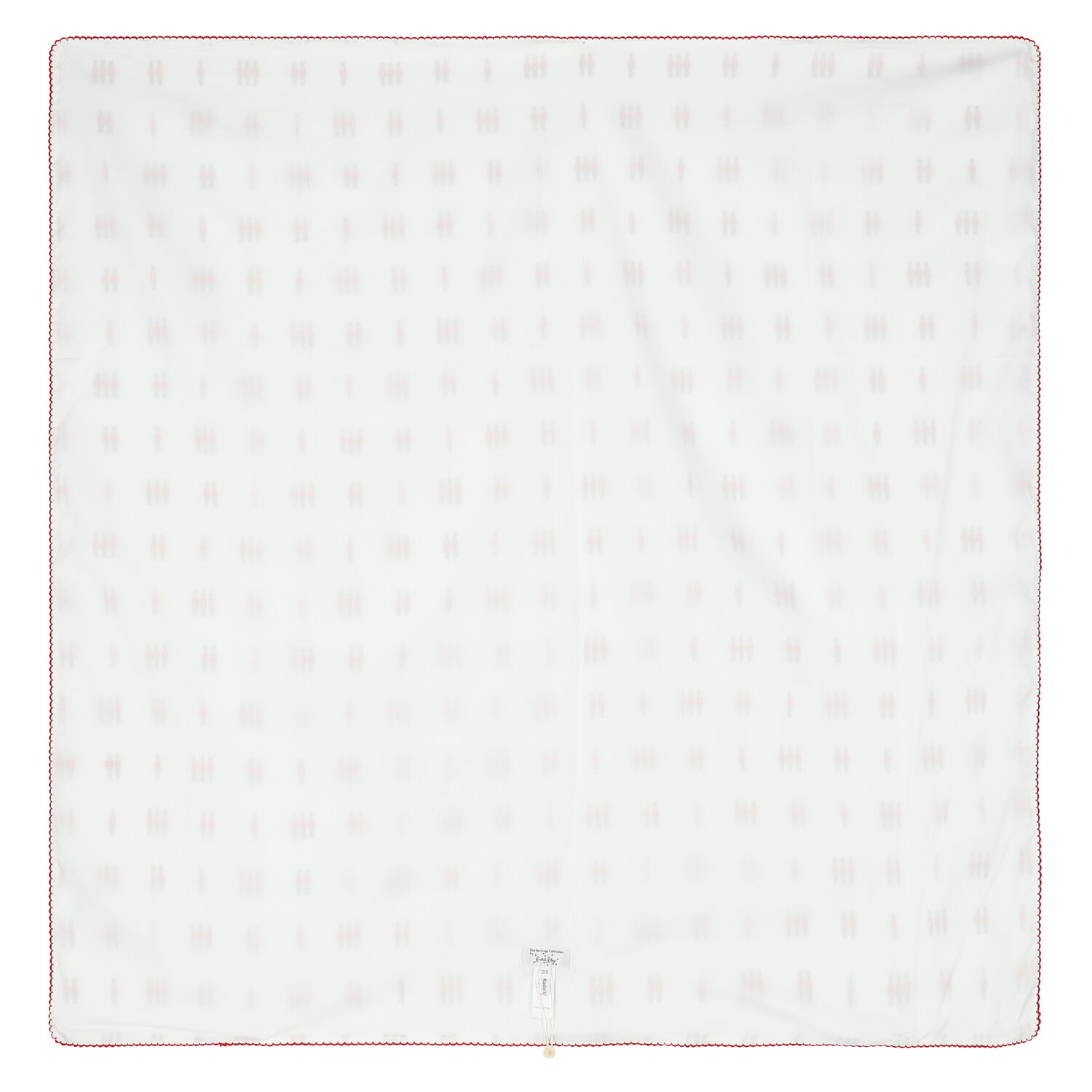White Printed Baby Blanket, 1, hi-res