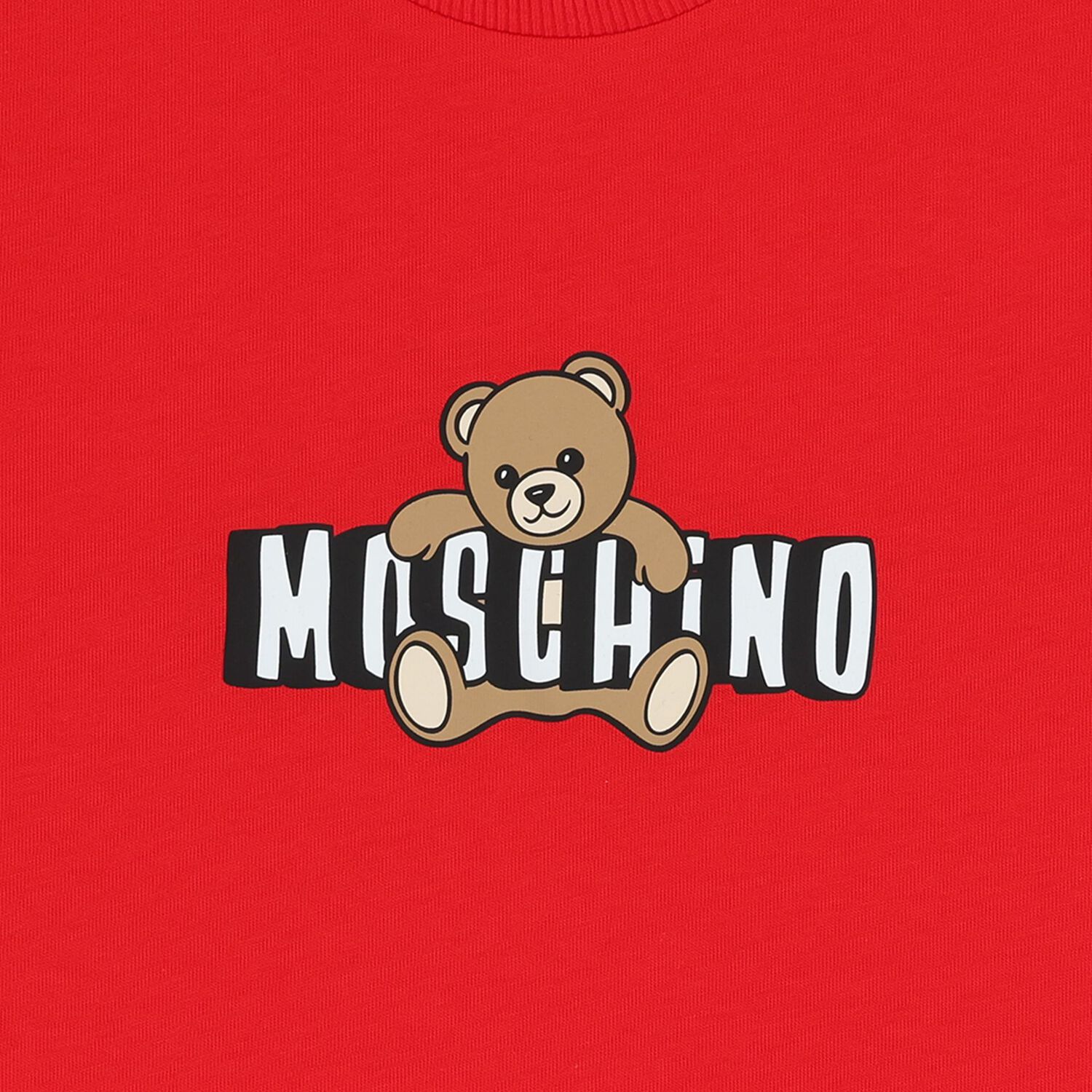 Red Teddy Bear Logo T-Shirt, 4, hi-res