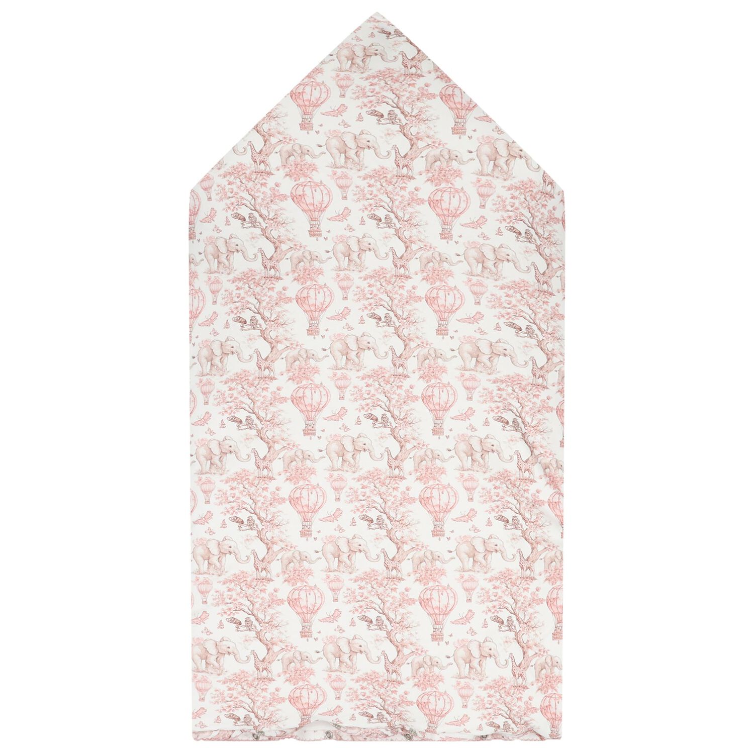 مدس افريقي للبنات باللونين الأبيض والوردي, 1, hi-res