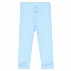 Baby Boys Blue & White Striped Tracksuit, 1, hi-res