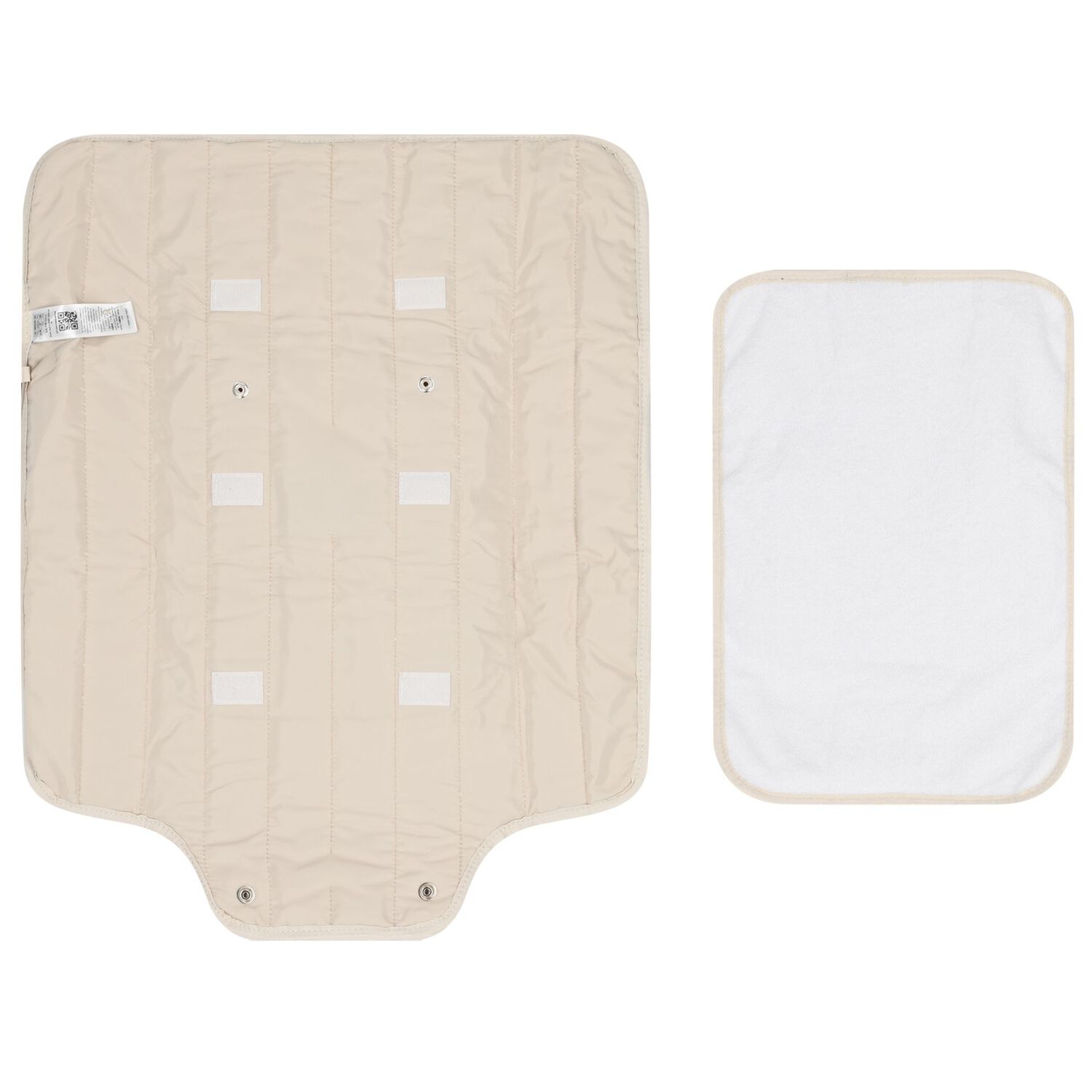 Beige Teddy Bear Logo Quilted Baby Changing Mat, 1, hi-res image number null