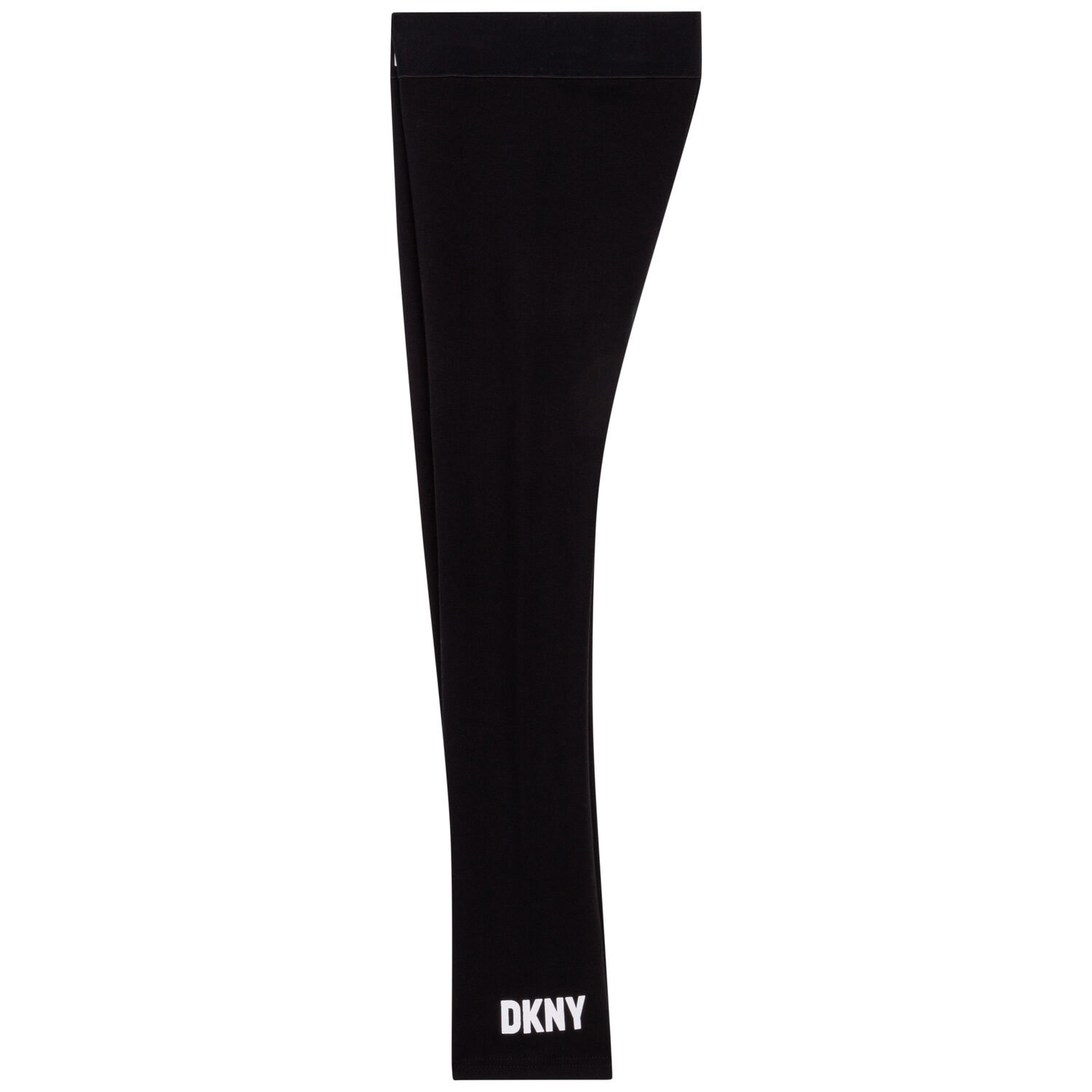 Girls Black Logo Leggings, 1, hi-res