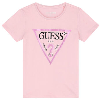 Girls Pink Logo T-Shirt