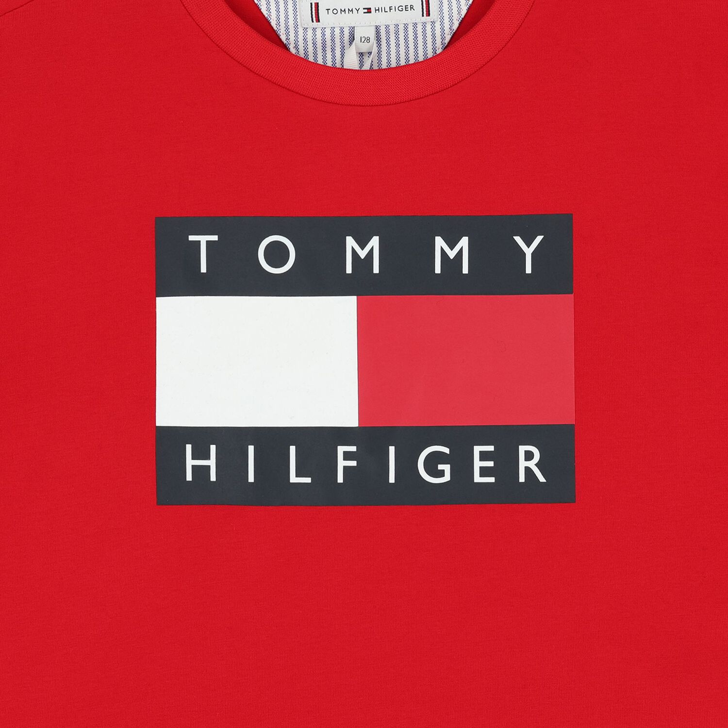 Girls Red Logo T-Shirt, 2, hi-res