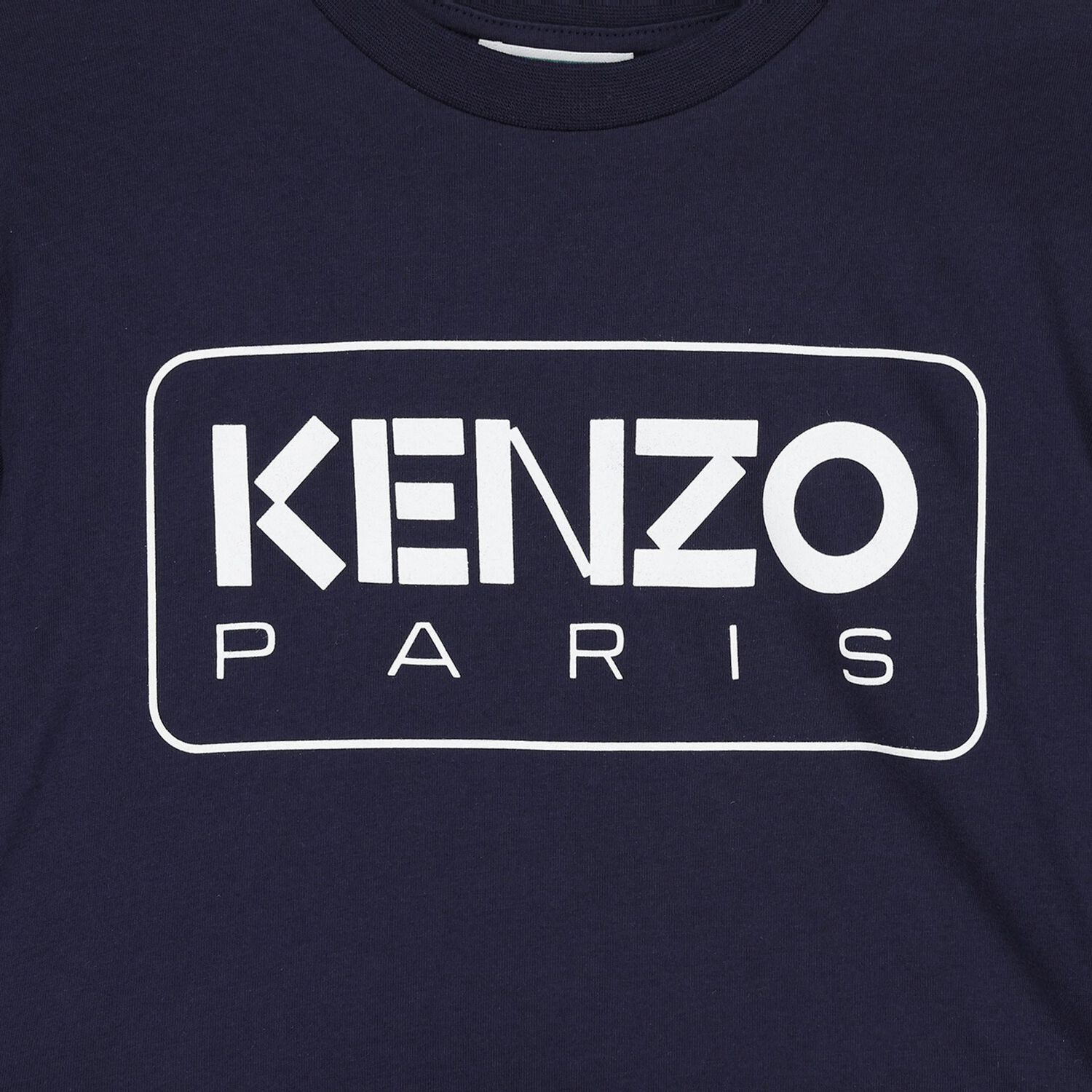 فستان بنات بالشعار باللون الكحلى, 2, hi-res