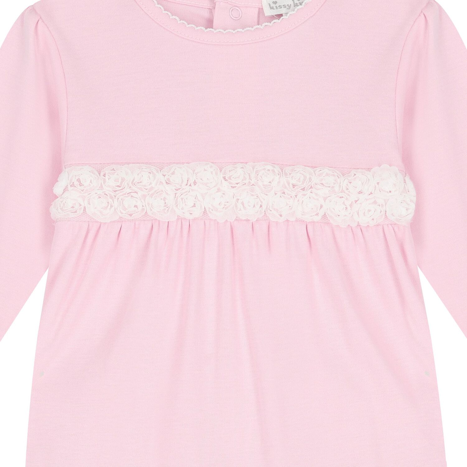 Baby Girls White Miniature Roses Babygrow, 1, hi-res