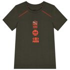 Boys Green Logo T-Shirt, 1, hi-res