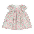 Baby Girls Green & Red Floral Dress Set, 2, hi-res