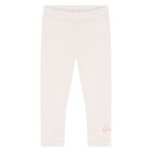 Younger Girls Pink & White Logo Leggings Set, 1, hi-res