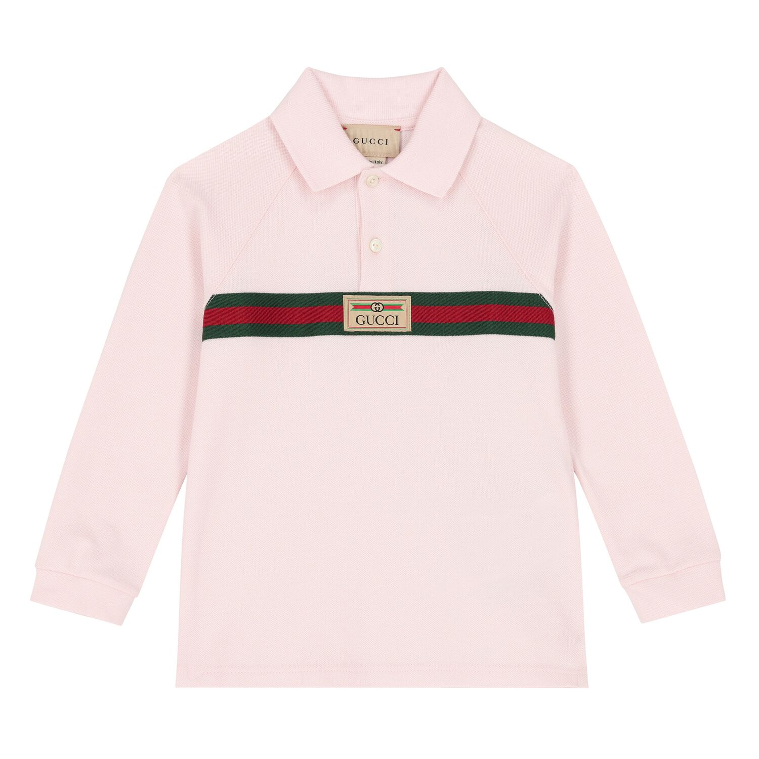 تيشيرت أولاد بولو بالشعار باللون الوردي , 1, hi-res