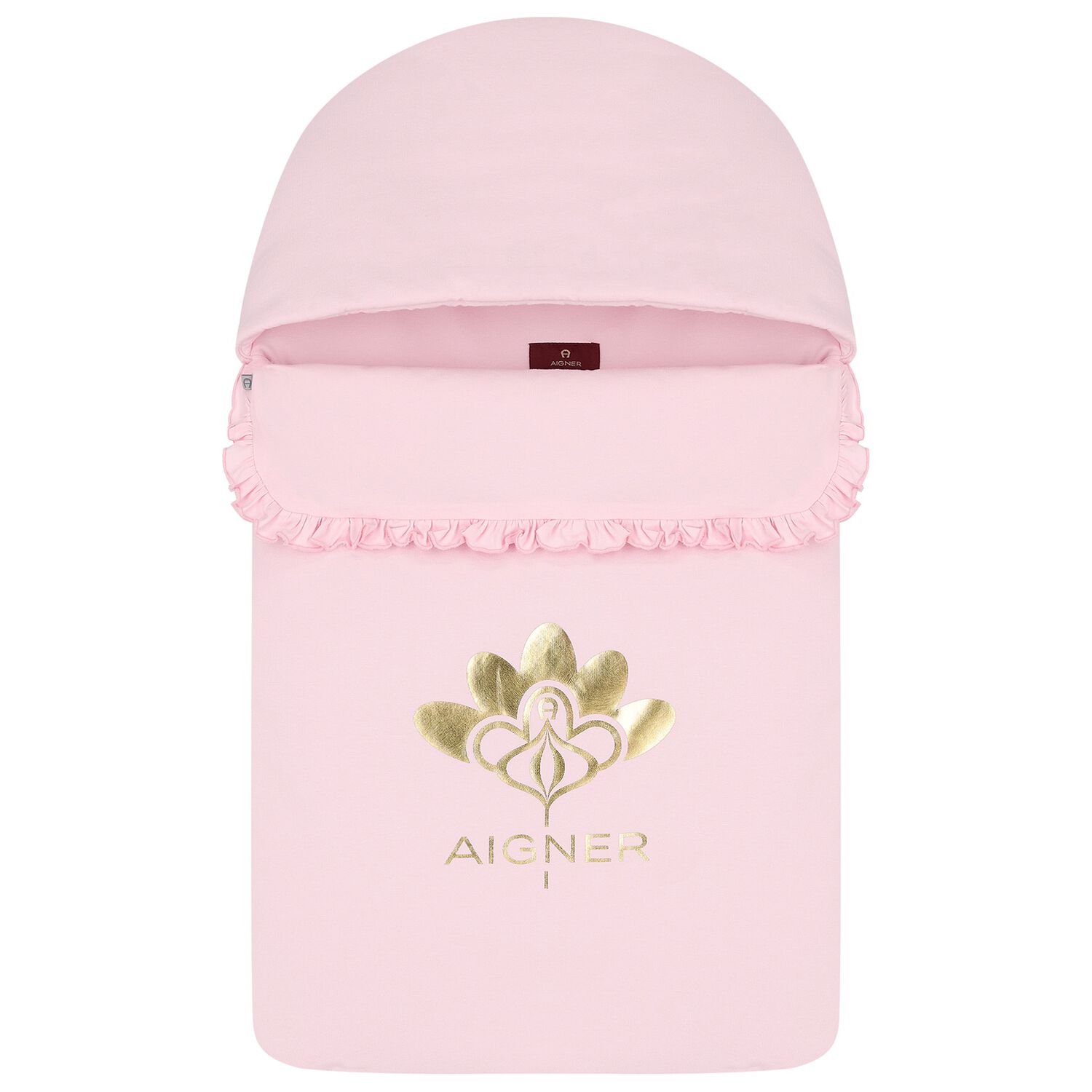 مدس بنات بالشعار  باللون الوردي والذهبي, 2, hi-res