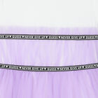 Girls White & Purple Logo Dress, 1, hi-res