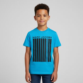 Boys Blue Logo T-Shirt