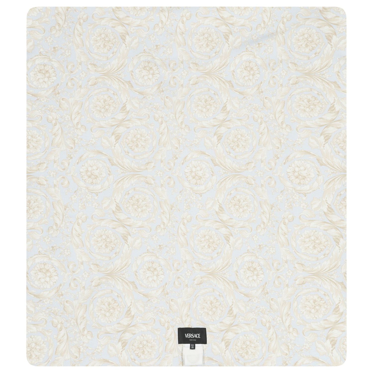 Baby Boys Blue Medussa Logo Blanket, 1, hi-res