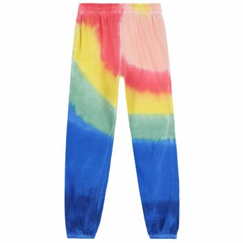 Girls Multi-Colored Tie Dye Logo Joggers