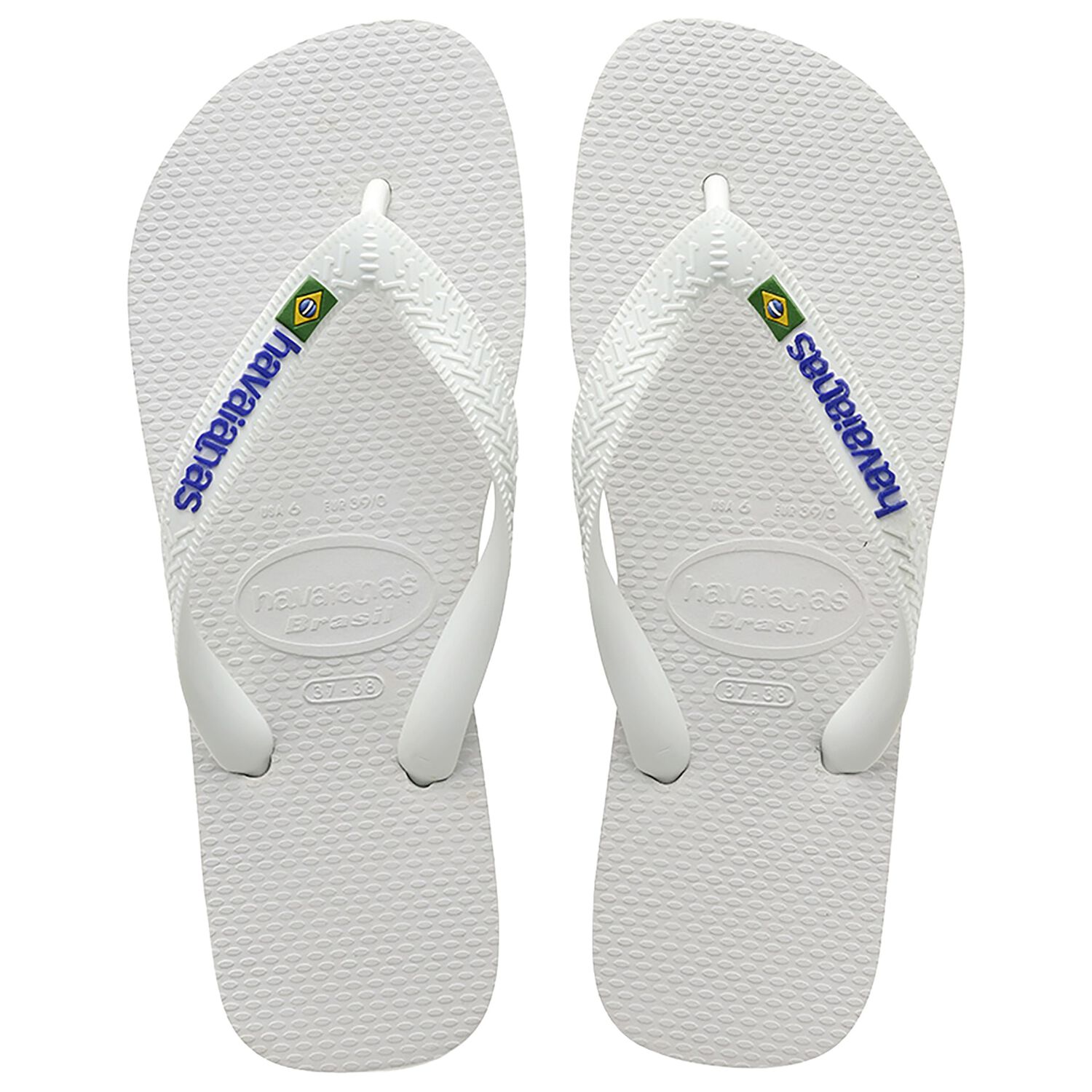 White Logo Flip Flops, 2, hi-res image number null