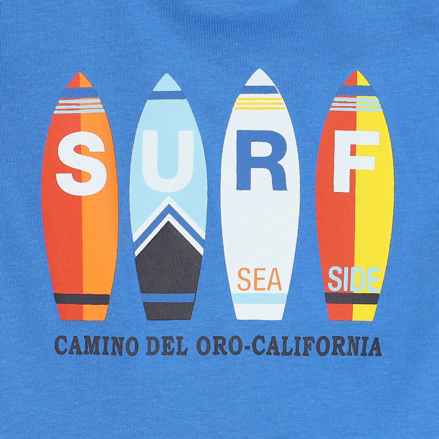 Boys Blue Surfing Board T-Shirt, 1, hi-res