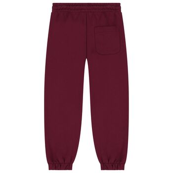 Burgundy Logo Joggers