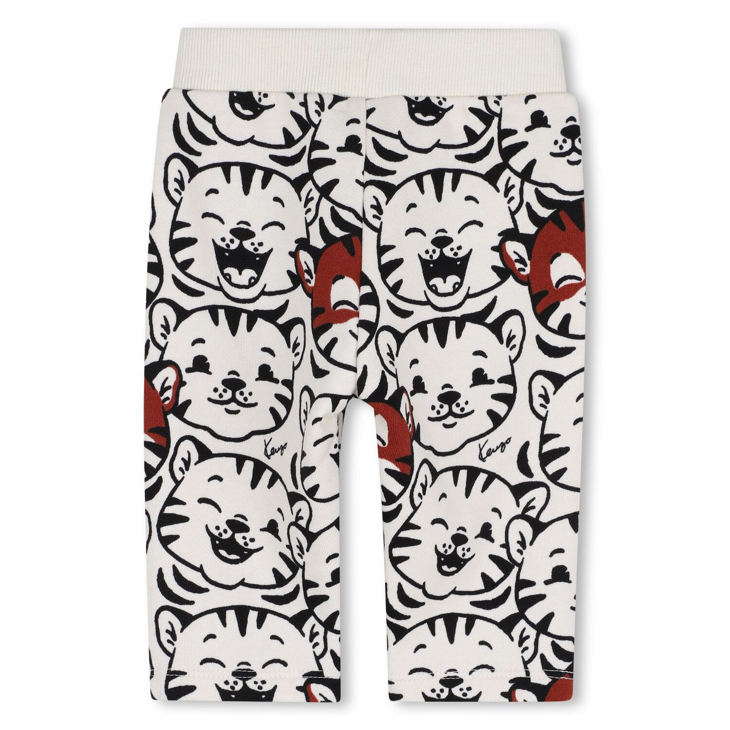بنطال رياضي للأولاد الصغار بشعار النمر باللون الابيض , 1, hi-res
