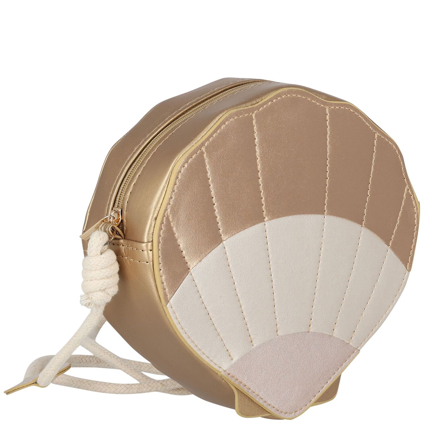 Girls Gold Shell Bag, 1, hi-res image number null