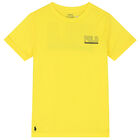 Boys Yellow Logo T-Shirt, 2, hi-res