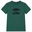 Boys Green Logo T-Shirt , 2, hi-res
