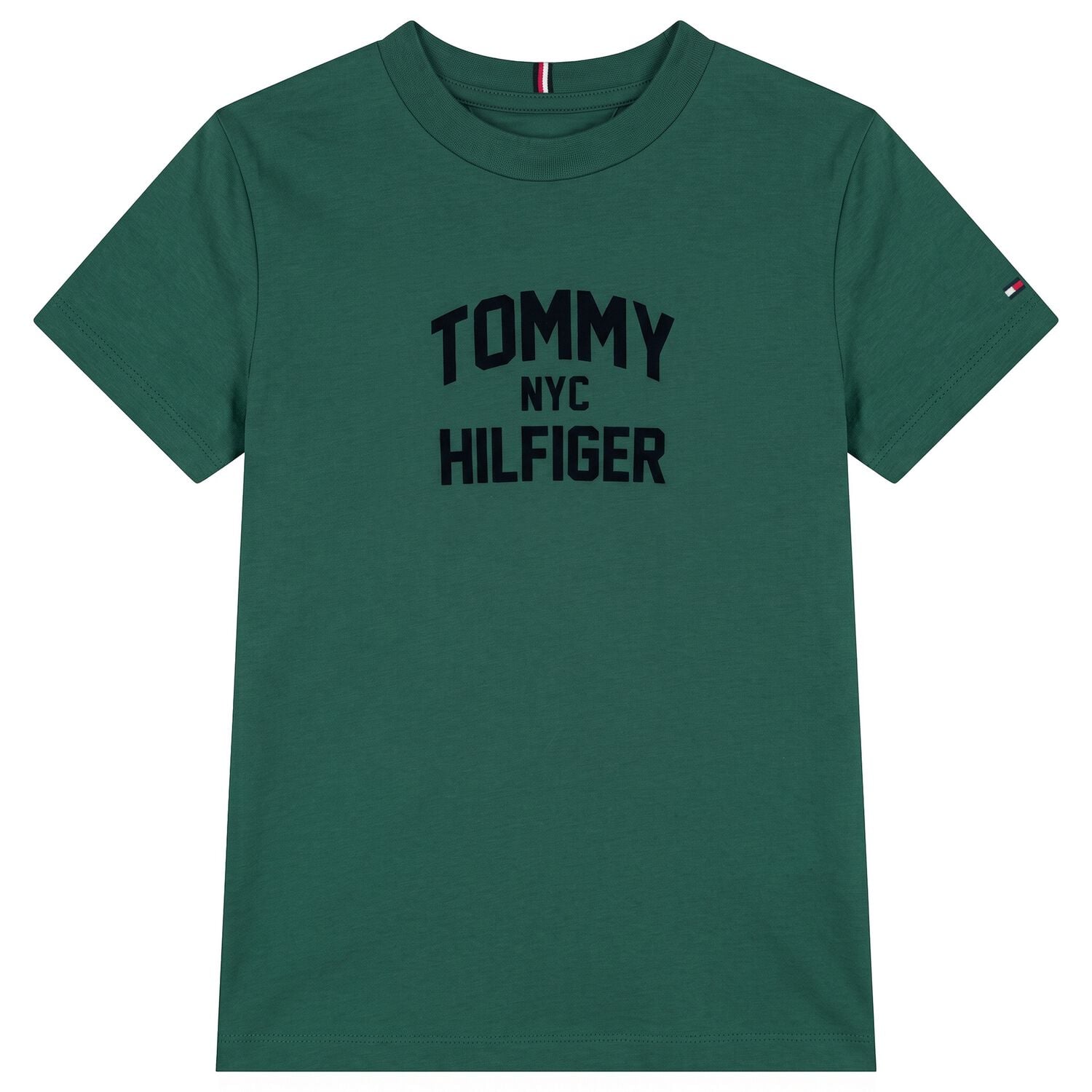 Boys Green Logo T-Shirt , 2, hi-res