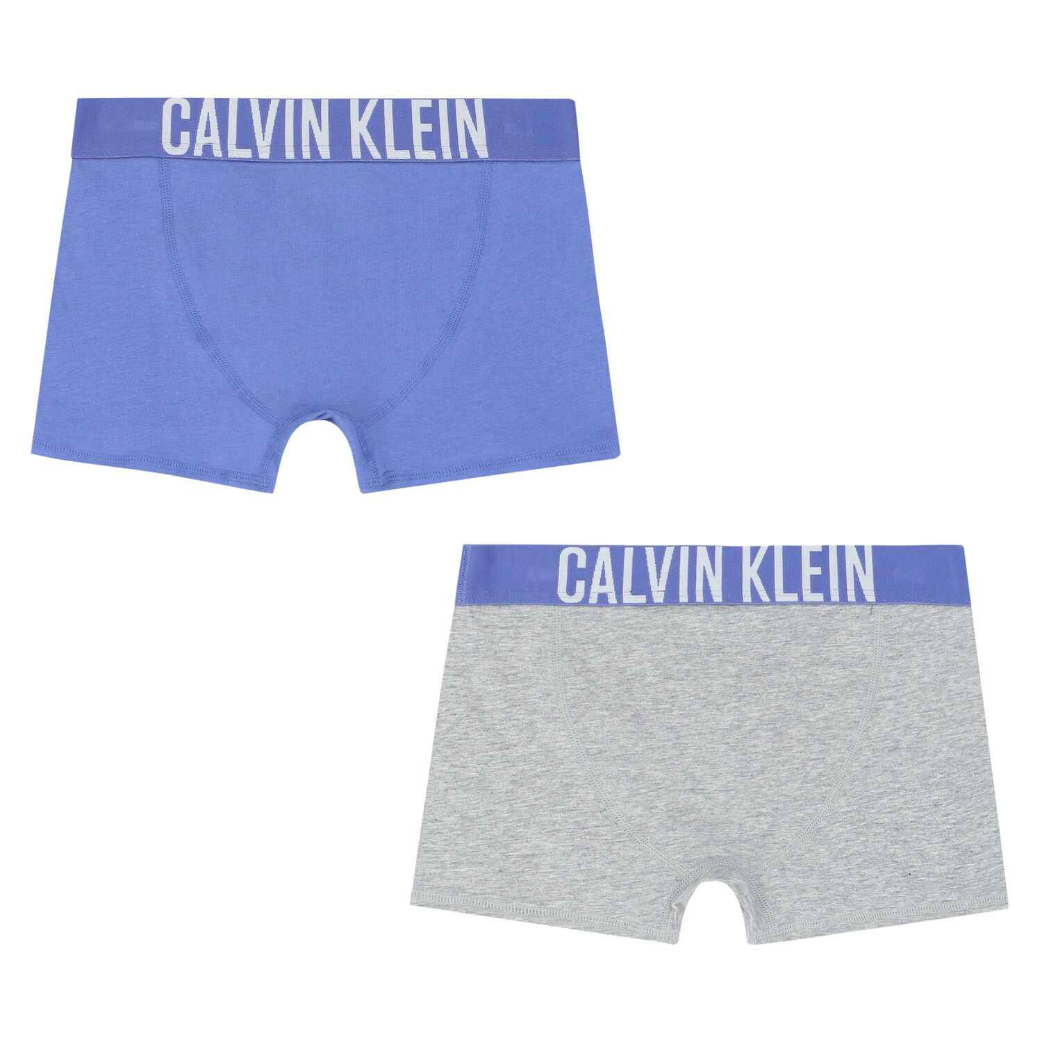 Boys Blue & Grey Boxer Shorts (2-Pack), 1, hi-res