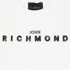 تيشيرت بالشعار باللون الابيض للبنات, 2, hi-res