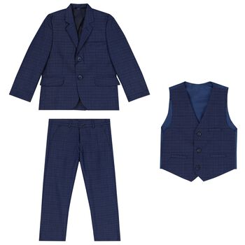 Boys Blue Suit Set