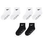 White & Black Logo Socks ( 3-Pack ), 1, hi-res