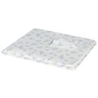 Baby Boys Ivory & Blue Logo Blanket, 1, hi-res