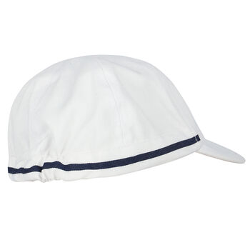 Baby Boys White Logo Cap