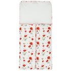 مدس بنات بطبعة الزهور باللون الأبيض والأحمر, 1, hi-res