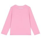Girls Pink Choupette Long Sleeve Top, 1, hi-res