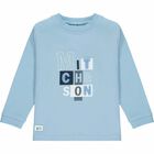 Boys Blue Logo Long Sleeve Top, 2, hi-res
