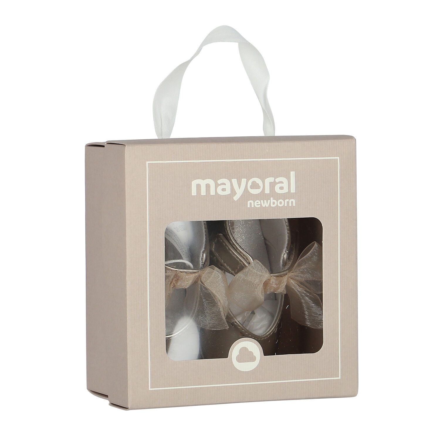 حذاء قبل المشى بنات لفيونكة باللون الذهبى, 2, hi-res image number null