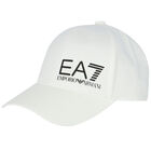 Boys White Logo Cap, 3, hi-res