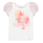 طقم تنورة باللون الأبيض والزهري, 1, hi-res