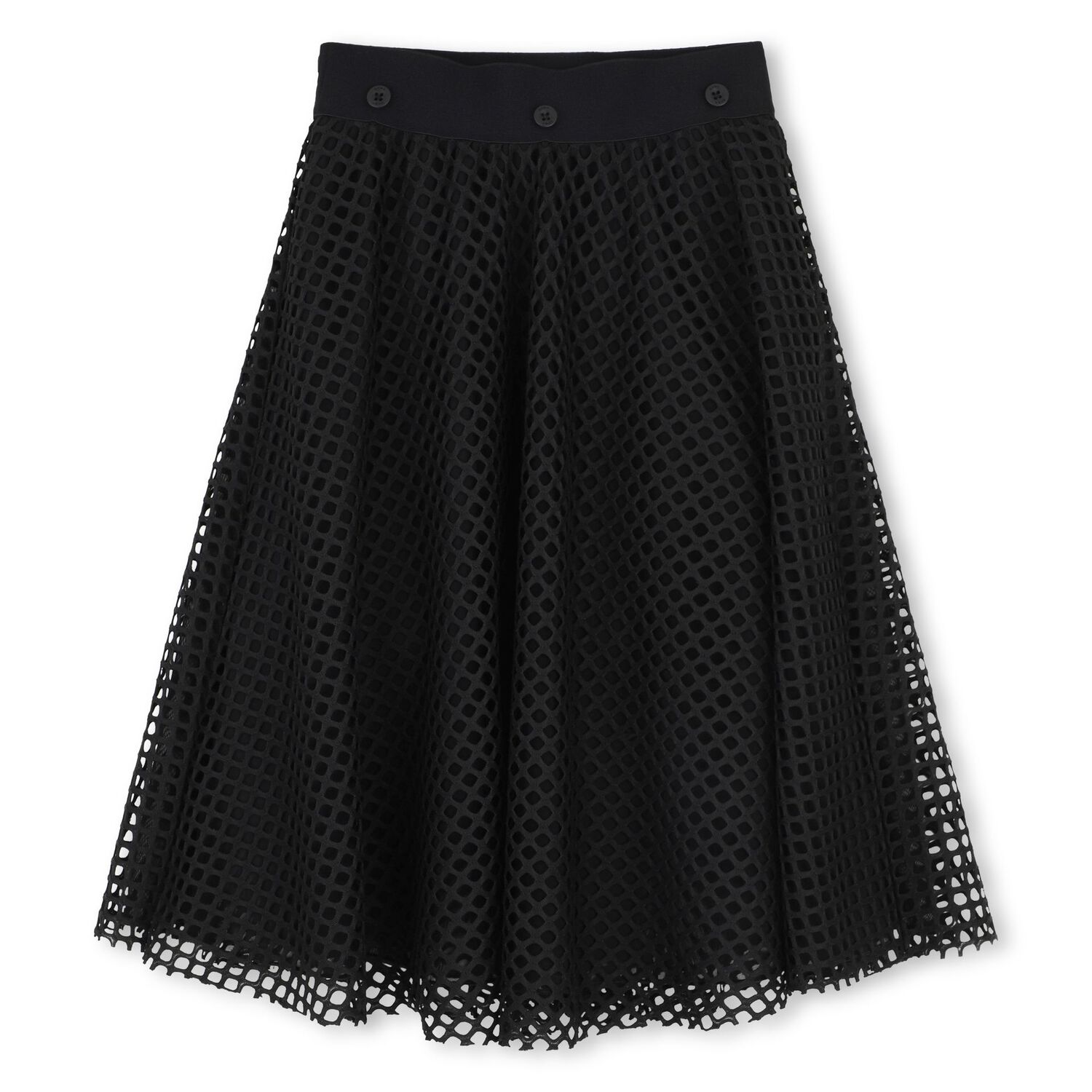 Girls Black Logo Milano Jersey 3-in-1 Dress, 1, hi-res