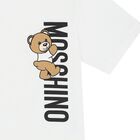 White Teddy Bear Logo T-Shirt, 1, hi-res